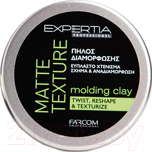 Гель для укладки волос Farcom Professional Expertia моделирующий с матирующим эффектом (100мл)