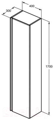 Шкаф-пенал для ванной Ideal Standard Tesi T0054OV