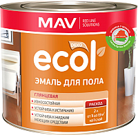 Эмаль MAV Ecol ПФ-266 (11кг, светло-коричневый) - 