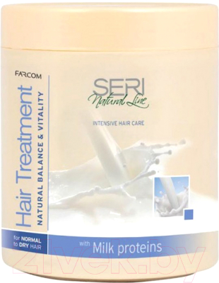 Маска для волос Farcom Professional Seri Natural Line гладкость и шелковистость (1л)