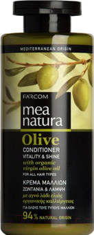 Кондиционер для волос Farcom Mea Natura Olive с оливковым маслом для всех типов волос (300мл)