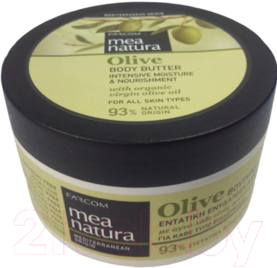 Масло для тела Farcom Mea Natura Olive увлажняющее и питательное с оливковым маслом (250мл)