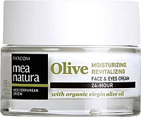 Крем для лица Farcom Mea Natura Olive для лица и век увлажняющий и восстанавливающий (50мл) - 