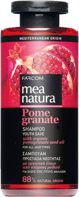 Шампунь для волос Farcom Mea Natura Pomegranate с маслом граната для всех типов волос (300мл)