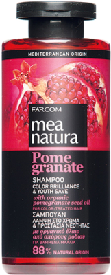 Шампунь для волос Farcom Mea Natura Pomegranate с маслом граната для окрашенных волос (300мл)