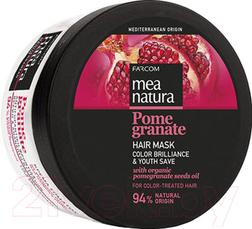 Маска для волос Farcom Mea Natura Pomegranate с маслом граната для окрашенных волос (250мл)