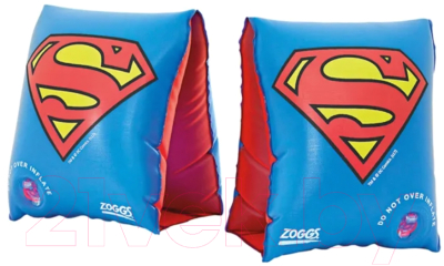 Нарукавники для плавания ZoggS Superman Swim Bands / 382401 (р-р 01-06Y, синий)