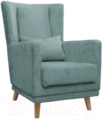 Кресло мягкое Комфорт-S Интерьерное  (Aqua Blue)
