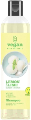 

Шампунь для волос Vegan, Hair Desserts Lemon & Lime Sorbet