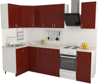 

Готовая кухня Хоум Лайн, Кристалл 1.2x2.1
