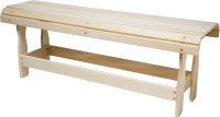 

Скамья для бани Парилочка, Грибок 1200x445x400