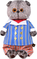

Мягкая игрушка Budi Basa, Басик в полосатом костюме / Ks19-155