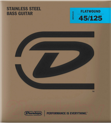 Струны для бас-гитары Dunlop Manufacturing DBFS45125 Flat