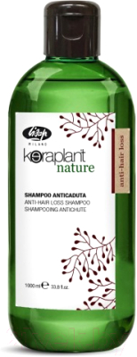 Шампунь для волос Lisap Keraplant Nature Energizzante против выпадения волос (1л)