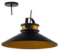 Потолочный светильник Aitin-Pro НСБ X1623 (черный/золото) - 