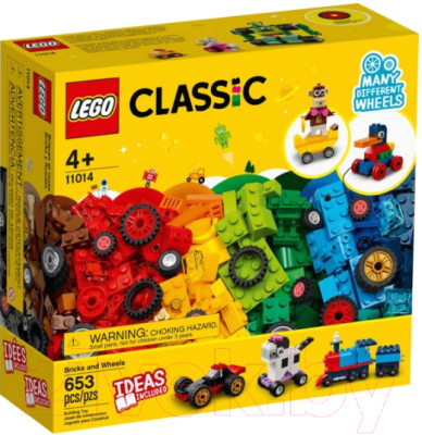 Конструктор Lego Classic Кубики и колеса / 11014