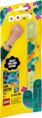 

Конструктор Lego, Dots Браслет Стильный Кактус / 41922