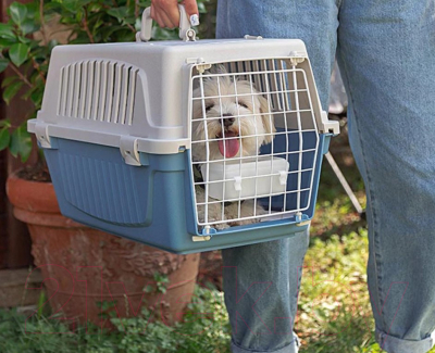 Изображение товара Переноска для животных Ferplast Atlas 20 Open / 73016099 (голубой)