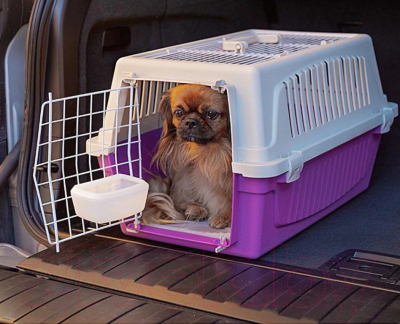 Изображение товара Переноска для животных Ferplast Atlas 20 Open / 73016099 (голубой)