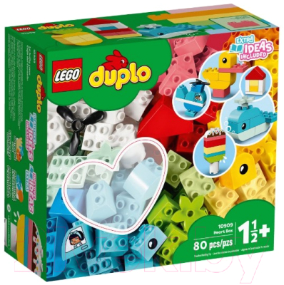 Конструктор Lego Duplo Шкатулка-сердечко / 10909