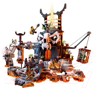 Конструктор Lego Ninjago Подземелье Колдуна-Скелета / 71722