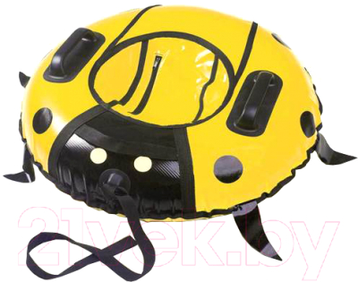 Тюбинг-ватрушка Saima Sport LadyBug 1000мм (желтый)