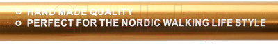 Палки для скандинавской ходьбы Kaiser Sport Nordic Walking / SL-2B-2-135-G (золотой)