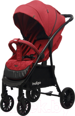 Детская прогулочная коляска INDIGO Quant (красный)