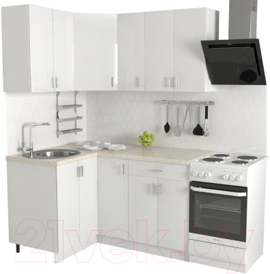 

Готовая кухня Хоум Лайн, Кристалл 1.2x1.5