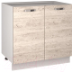 Шкаф-стол кухонный Anrex Alesia 2D/80-F1 (серый/сосна винтаж) - 