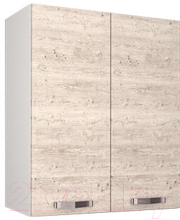 Шкаф навесной для кухни Anrex Alesia 2D/60-F1 (серый/сосна винтаж)