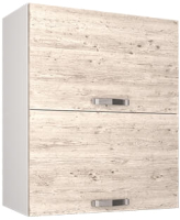 Шкаф навесной для кухни Anrex Alesia 2DG/60-F1 (серый/сосна винтаж) - 