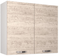 Шкаф навесной для кухни Anrex Alesia для сушки посуды 2D/80-F1 (серый/сосна винтаж) - 