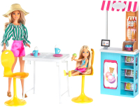 

Набор кукол Mattel, Barbie Магазин кафе мороженое с куклой Барби и Челси / GBK87
