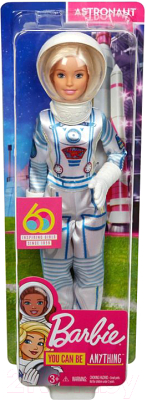 Кукла Mattel Barbie Барби Космонавт Астронавт в скафандре / GFX24