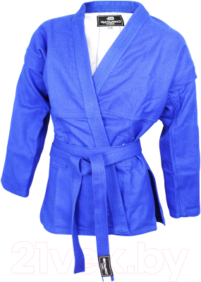 Куртка для самбо BoyBo Синяя (р-р 01/140)