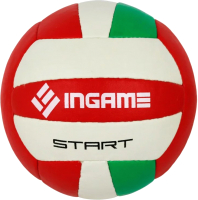 Мяч волейбольный Ingame Start (зеленый/белый/красный) - 