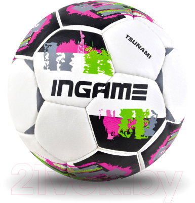 Футбольный мяч Ingame Tsunami 2020 (размер 4, фиолетовый)