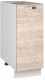 Шкаф-стол кухонный Anrex Alesia 1D/30-F1 (серый/сосна винтаж) - 