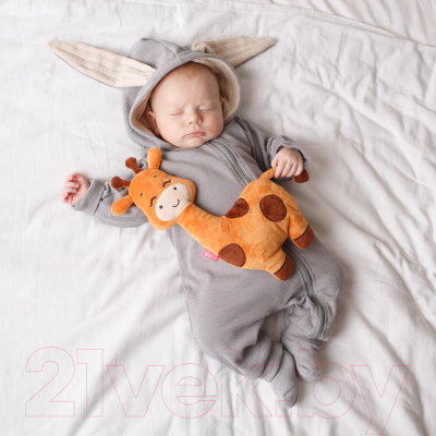 Игрушка-грелка детская Мякиши Жираф с вишневыми косточками / 650
