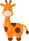 Игрушка-грелка детская Мякиши Жираф с вишневыми косточками / 650 - 