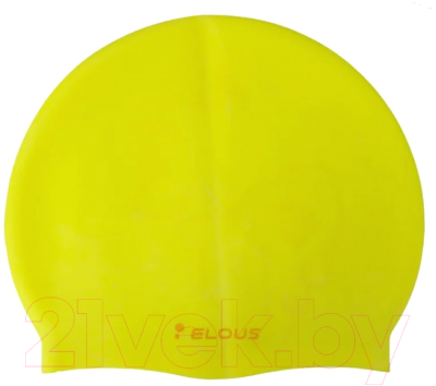 Шапочка для плавания Elous Elous EL009 (лица/желтый)