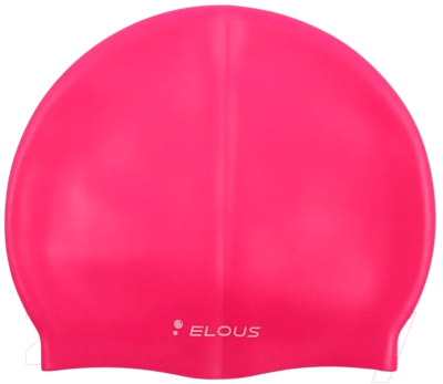 Шапочка для плавания Elous Elous EL009 (лица/розовый)