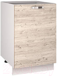 Шкаф-стол кухонный Anrex Alesia 1D/50-F1 (серый/сосна винтаж)