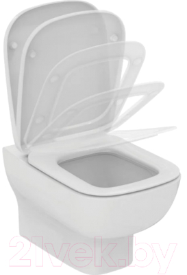 Унитаз подвесной с инсталляцией Ideal Standard Esedra AquaBlade T386001 + T318101 + R020467 / R030001
