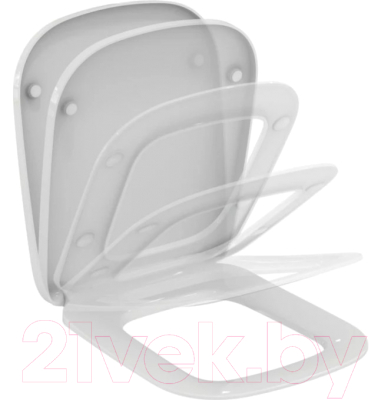 Унитаз подвесной с инсталляцией Ideal Standard Esedra AquaBlade T386001 + T318101 + R020467 / R030001
