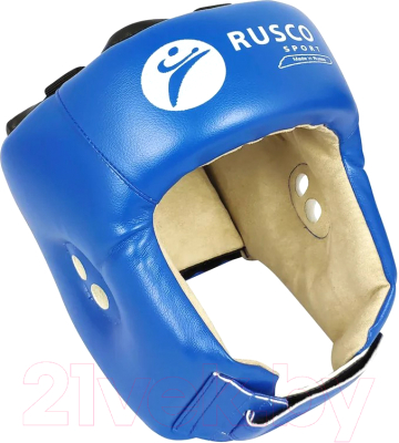 Боксерский шлем RuscoSport Синий (L)