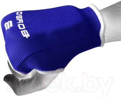 Перчатки для карате BoyBo Хлопок (XS, синий)