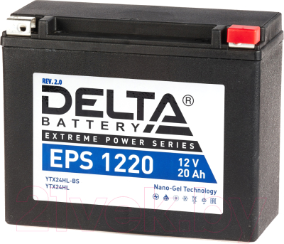 Мотоаккумулятор DELTA EPS1220 YTX24HL-BS / YTX24HL (24 А/ч)