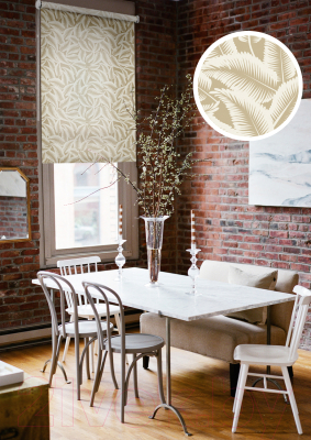 Изображение товара Рулонная штора Эскар Nevada 52x160 / 813470521601 (бежевый)